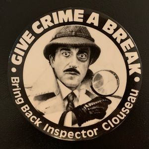 Pink Panther Vintage Pin Inspector Clouseau